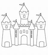 Coloring Castle Book Comment First sketch template