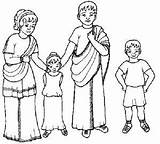 Roman Coloring Family Colouring Pages Sheet Ancient Rome Romans Kids Choose Board sketch template