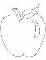 Apples Apfel Preschool Fruits Coloringhome ähnliche Kategorien sketch template