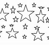 Coloring Stars Star Set Pages Coloringcrew Nature Printable sketch template