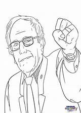 Bernie Sanders Fights sketch template