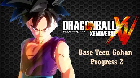 Dragon Ball Xenoverse Base Teen Gohan Mod Progress 2