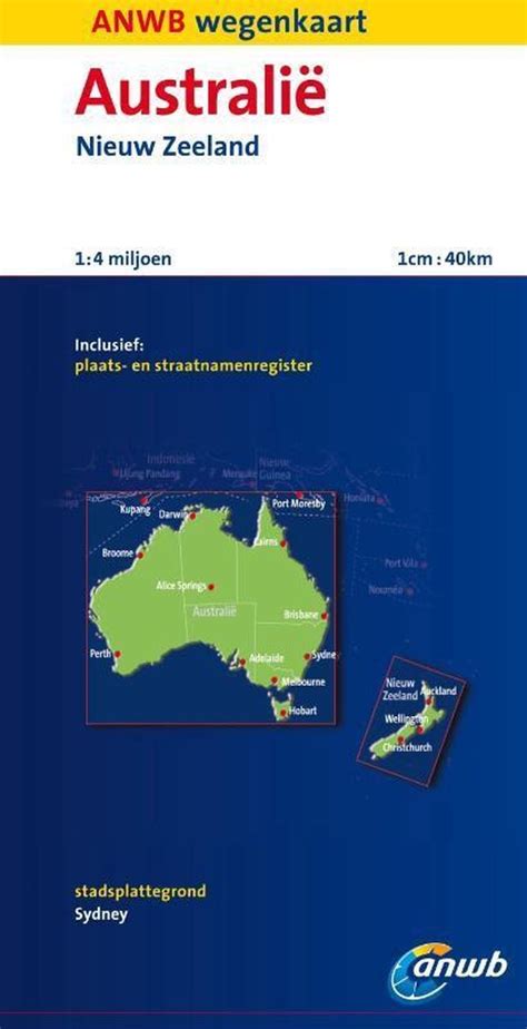 anwb wegenkaart australie nieuw zeeland bolcom