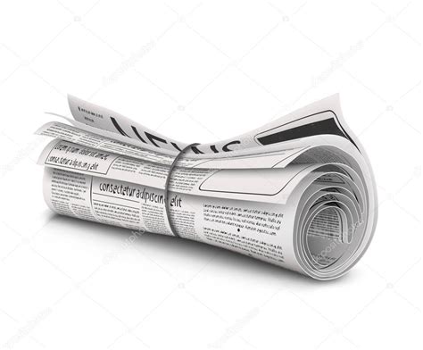 rolled newspaper   headline news stock vector  urfingus