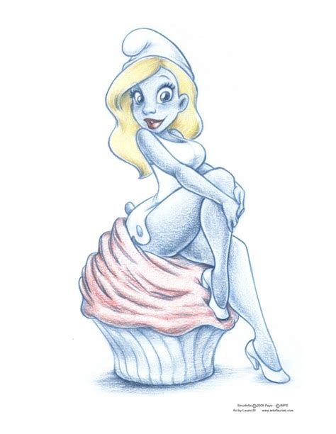 Animated Cheesecake Ohhh Smurf She’s Hot Sexy Smurfette Is The Real