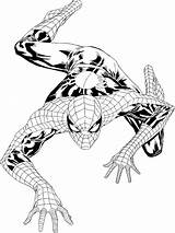 Coloring Pages Spiderman Kids Printable Sheets sketch template