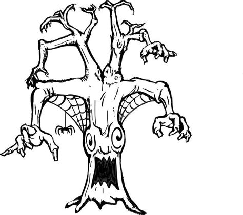 scary coloring pages  kids coloring pages  kids scary