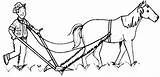 Clipart Plowing Plow Horse Clipground Drawn Browser Return Thumbnail Back Click sketch template