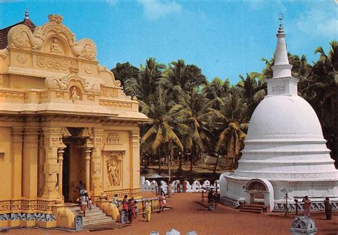 Sri Lanka Ceylon Buddhist Temple Tempel Hippostcard
