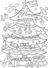 Sapin Noel Noël Coloriages Kleurplaat Kerstmis Kerstboom sketch template