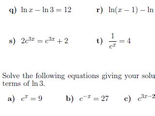 exponential  logarithmic functions worksheet  detailed