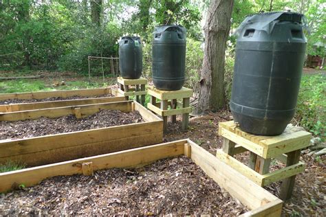 how to make a rain barrel system for your garden