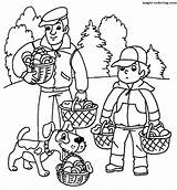 Coloring Pages Families Family Magic sketch template