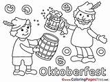 Coloring Oktoberfest Pages Printable Beer Sheets Coloringpagesfree Top Visit Colouring sketch template