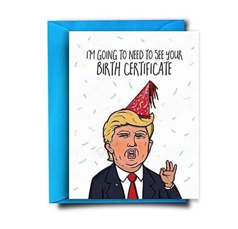 Funny Birthday Cards For Men Women Birthday Gag T