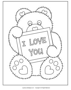love  coloring page printable fab