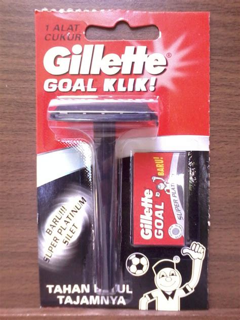 Gillette Goal Klik Safety Razor 7 Gillette Double Edge Razor Blades