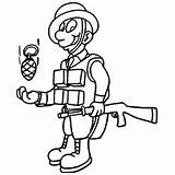 Coloring Pages Soldier Printable Paratrooper Top Solider Toddler sketch template