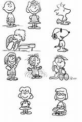 Charlie Brown Coloring Characters Pages Peanuts Christmas Printable Snoopy Supercoloring Template Templates Tree Category Book Character Sheets Name Para Names sketch template