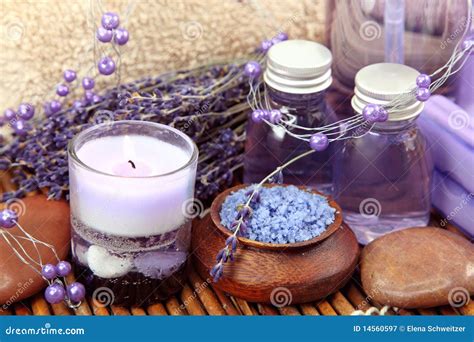 lavender spa stock image image  cosmetic bunch lilac
