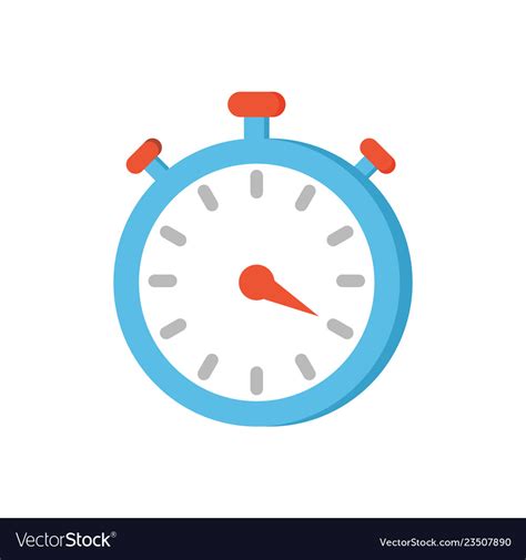 timer clock icon closeup royalty  vector image