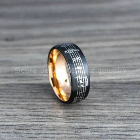 ring  sheet ring  jewelry piano ring black tungsten
