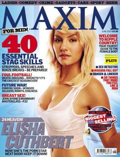 Elisha Cuthbert Maxim Magazine June 2004 Cover Photo United Kingdom