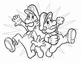Mario Luigi Coloring Pages Print Printable Super Color Kids Sheets Bros Printables Colouring Coloriage Brothers Google Cartoon Colorier Cool Paper sketch template