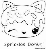 Donut Sprinkles sketch template