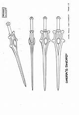 Sword Swords sketch template