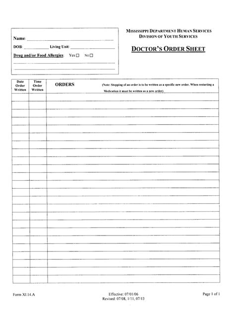 doctor order form fill  printable fillable blank pdffiller