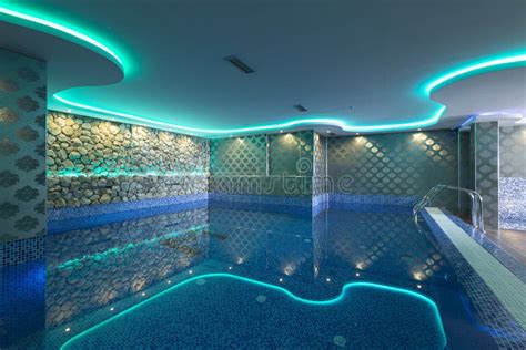 swimming pool  luxury hotel spa center stock image image