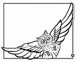 Coloring Owl Comments sketch template