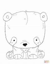 Panda Coloring Pages Bear Toy Drawing sketch template