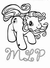 Coloring Pony Little Pinkie Mlp Pie sketch template