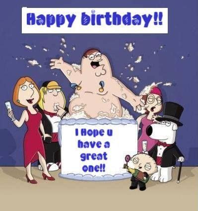 family guy birthday  pinterest family guy