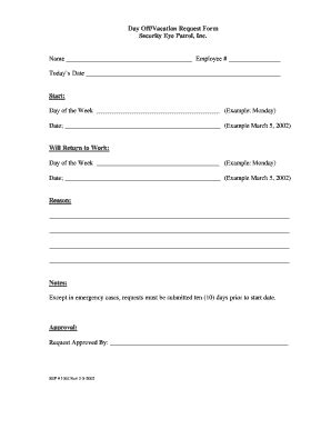 employee request  form fill  printable fillable blank pdffiller