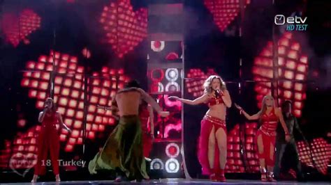 eurovision hdtv hadise dum tek tek turkey final 2009 youtube