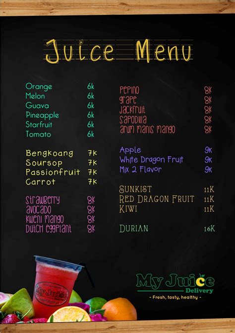 juice store fruit photography menu design behance