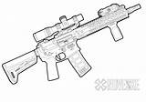 Coloring Firearm Kitfox Ar15 Armoryblog sketch template