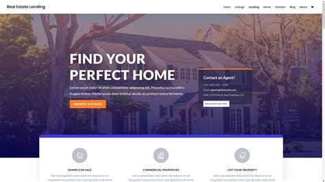 real estate  hour web design