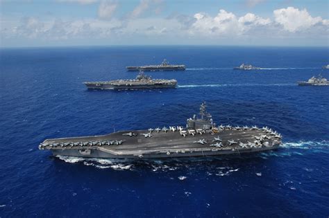 navy deploys  aircraft carriers  high profile regions ctn news