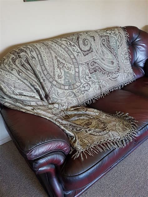 sofa throw  brown shawlynot