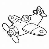 Plane Outline Cute Cartoon Drawing Vector Pilot Kids Coloring Illustration Getdrawings Drawings Paintingvalley sketch template