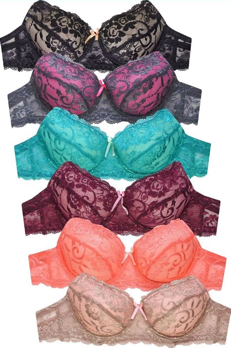 144 units of mamia ladies full cup plain lace dd cup bra womens bras