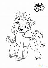 Pony Generation Izzy Moonbow Bridlewood Equestria Hasbro sketch template