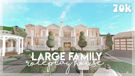 large family roleplay house bloxburg build   story house design luxury house floor