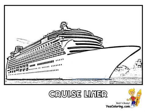 printable ship coloring pages