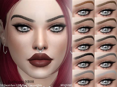 sims resource eyebrows nb