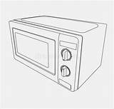 Microwave Vecteezy sketch template